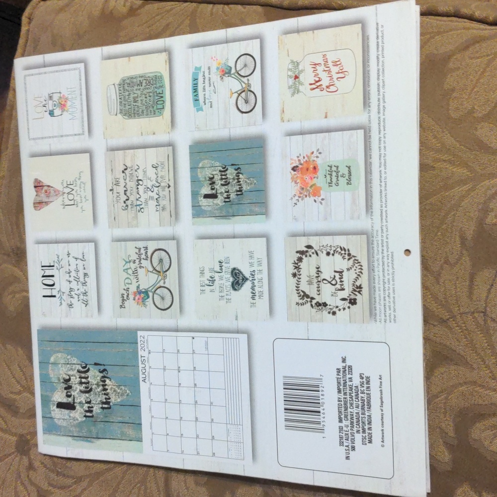 2022  Calendars - Picture 7 of 11